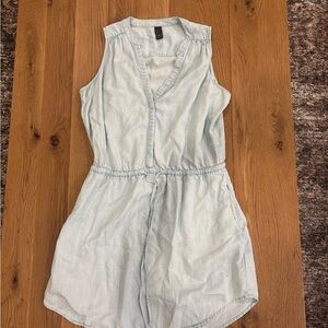 GAP Blue Sleeveless V-Neck Sundress